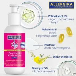 Allergika Dermifant, balsam nawilżający dla dzieci, Szybka Pomoc, 200 ml