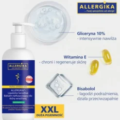 Allergika Lipolotio Sensitive, balsam natłuszczający do skóry wrażliwej, 500 ml