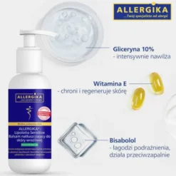 Allergika Lipolotio Sensitive, balsam natłuszczający do skóry wrażliwej, 200 ml