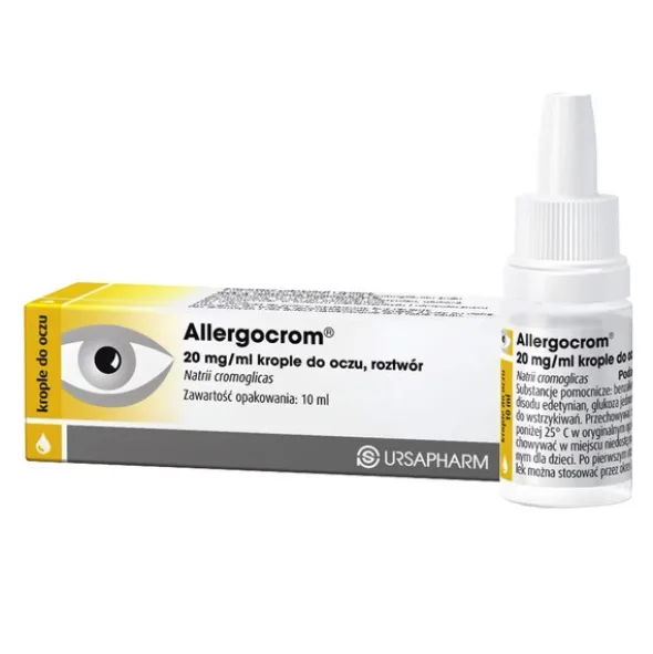 Allergocrom, 20 mg/ml, krople do oczu, 10 ml