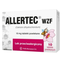 Allertec WZF, 10 mg, tabletki powlekane, 10 szt.