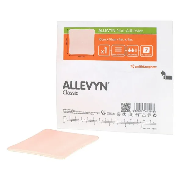 Allevyn Non-Adhesive, opatrunek poliuretanowy, 10 x 10 cm, 1 szt.