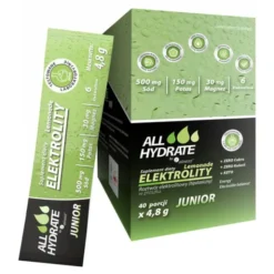 AllHydrate Elektrolity Junior, saszetki z proszkiem, 4,8 g x 40 szt.