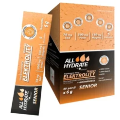 ALLHydrate Elektrolity Senior, saszetki z proszkiem, 6 g x 40 szt.