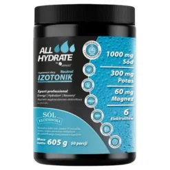 ALLHydrate Izotonik Neutral, proszek, smak neutralny, 605 g