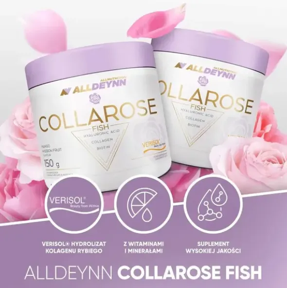 Allnutrition, ALLDEYNN CollaRose Fish, smak pomarańczowy, proszek, 150 g