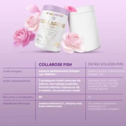 Allnutrition, ALLDEYNN CollaRose Fish, smak malinowo-poziomkowy, proszek, 300 g
