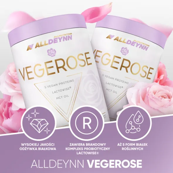 Allnutrition ALLDEYNN, VegeRose pistachio, proszek, 500 g
