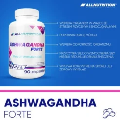 AllNutrition Ashwagandha Forte, kapsułki, 90 szt.