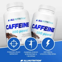 Allnutrition Caffeine 200 power, kaps., 100szt