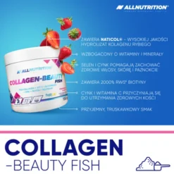 Allnutrition Collagen-Beauty Fish, proszek, 158 g