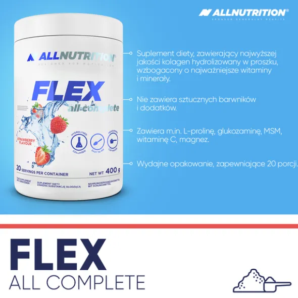Allnutrition Flex All Complete, proszek, smak wiśniowy, 400 g