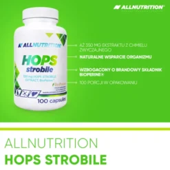 Allnutrition Hops Strobile, kapsułki, 100 szt.