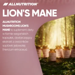 Allnutrition Mushrooms Lion's Mane, kapsułki, 60 szt.