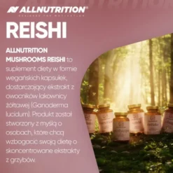 Allnutrition Mushrooms Reishi, kapsułki, 60 szt.