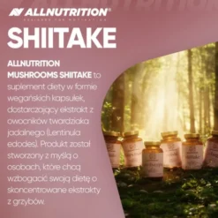 Allnutrition Mushrooms Shiitake, kapsułki, 60 szt.