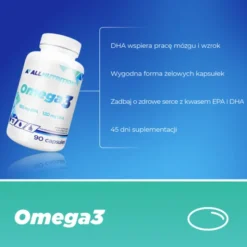 Allnutrition Omega 3, kapsułki, 90 szt.