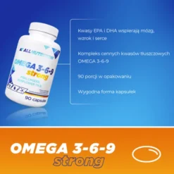 Allnutrition Omega 3-6-9 Strong, kapsułki, 90 szt.