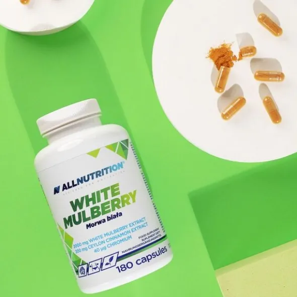 Allnutrition White Mulberry Morwa biała, kapsułki, 180 szt.