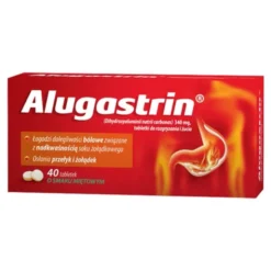 Alugastrin, 340 mg, tabletki do rozgryzania i żucia, 40 szt.