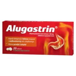 Alugastrin, 340 mg, tabletki do rozgryzania, żucia, 20 szt.