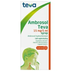 Ambrosol (15 mg/5 ml), syrop, 120 ml (Teva)
