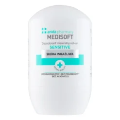 Anida Medisoft Sensitive, dezodorant mineralny, roll-on, 50 ml