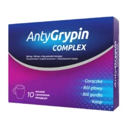 Antygrypin Complex, musujący granulat, saszetki, 10 szt.