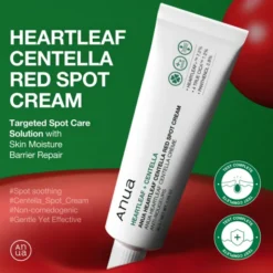 Anua Heartleaf Centella Red Spot Cream, krem punktowy do twarzy, 30 g