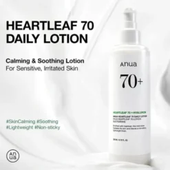 Anua Heartleaf 70 Daily Lotion, lekki balsam do twarzy, 200 ml