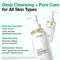 Anua Heartleaf Pore Control Cleansing Oil, olejek oczyszczający do twarzy, 200 ml
