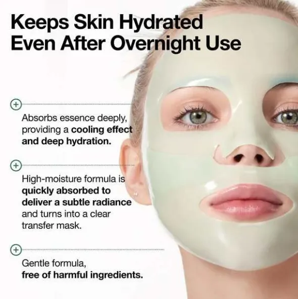 Anua Heartleaf 70 Soothing Collagen Mask, maska do twarzy, 4 szt.