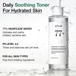 Anua, Heartleaf 77% Toner, łagodzący tonik do twarzy, 40 ml