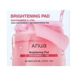 Anua Niacinamide 5 TXA Brightening Pad, płatki tonizujące do twarzy, 60 szt.