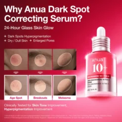 Anua Niacinamide 10% + TXA 4%, serum rozjaśniające i redukujące przebarwienia, 30 ml