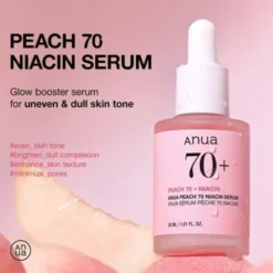 Anua Peach 70% Niacin, serum rozjaśniające, 30 ml