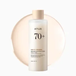 Anua Rice 70+, Glow Milky Toner, nawilżający tonik mleczny z wodą ryżową, 250 ml