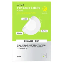 Anua Ultra-Thin Spot Cover Patch, plasterki na niedoskonałości, 75 szt.