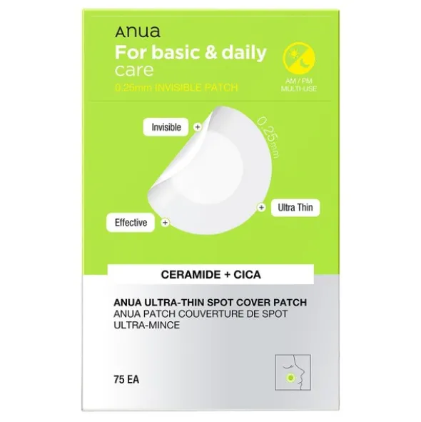 Anua Ultra-Thin Spot Cover Patch, plasterki na niedoskonałości, 75 szt.