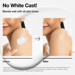 Anua Zero-Cast Moisturizing Finish Sunscreen, krem przeciwsłoneczny SPF 50, 50 ml