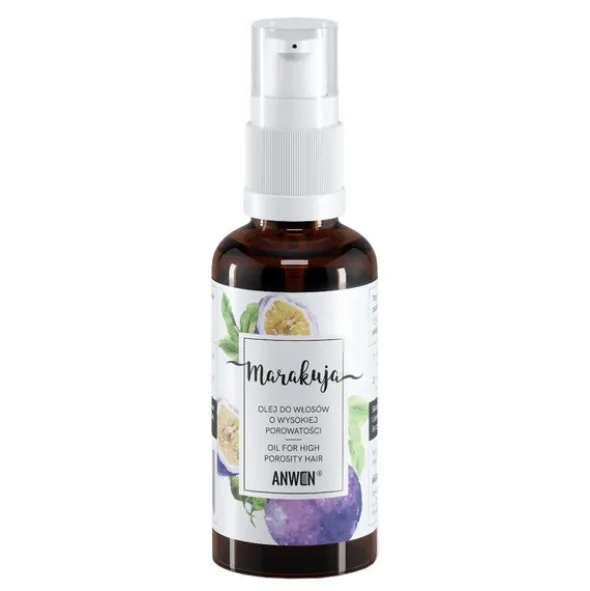 Anwen, olej mango do włosów średnioporowatych, 50 ml