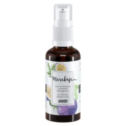 Anwen, olej marakuja do włosów wysokoporowatych, 50 ml