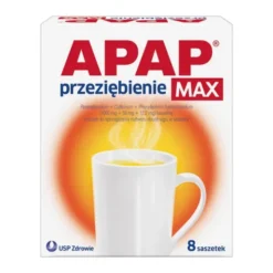 Apap Przeziębienie Max, proszek do sporządzania roztworu doustnego, saszetki, 8 szt.