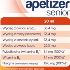 Apetizer Senior, syrop, 240 ml