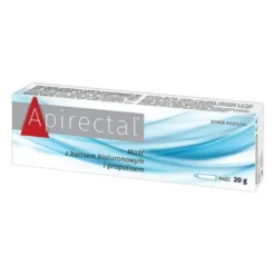 Apirectal, maść z kwasem hialuronowym i propolisem, 20 g