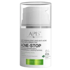Apis Acne-Stop Home TerApis, krem normalizujący i antytrądzikowy z zieloną herbatą, 50 ml