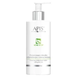 Apis Acne Stop, mleczko antybakteryjne z zieloną herbatą, 300 ml