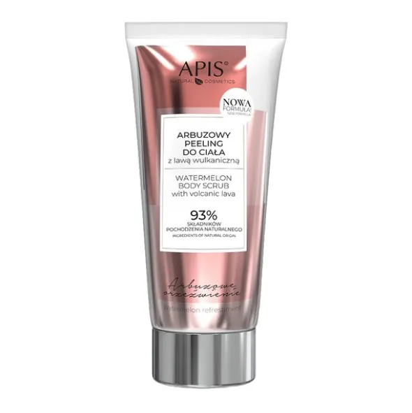 Apis, Arbuzowe Orzeźwienie, Arbuzowy peeling do ciała z lawą wulkaniczną, 200 ml