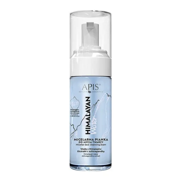 Apis Himalayan Water, micelarna pianka do mycia twarzy, 150 ml