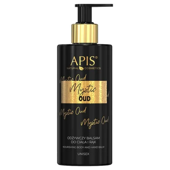 Apis Mystic Oud, odżywczy balsam do ciała i rąk, 300 ml
